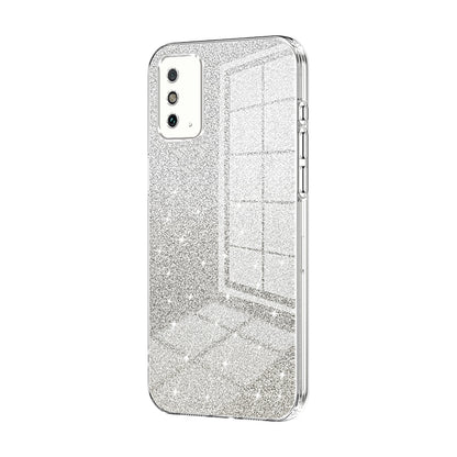 Honor X30 Max Luxurious Electroplated Gradient Glitter Powder Case - Enhanced Lens Protection