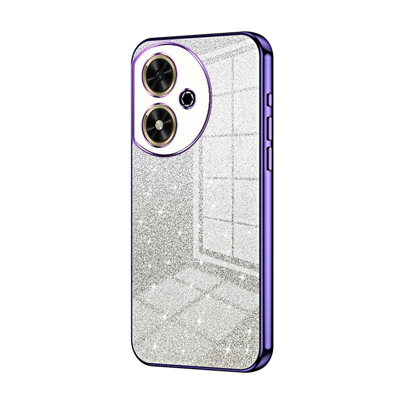 Honor Play 50 Luxurious Electroplated Gradient Glitter Powder Case - Enhanced Lens Protection