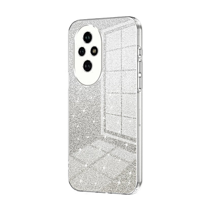 Honor 200 Luxurious Electroplated Gradient Glitter Powder Case - Enhanced Lens Protection