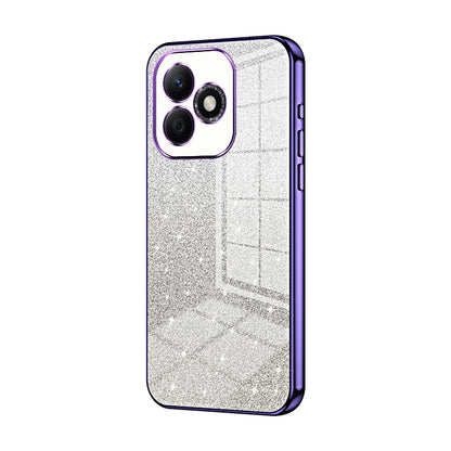 Honor X60i Luxurious Electroplated Gradient Glitter Powder Case - Enhanced Lens Protection