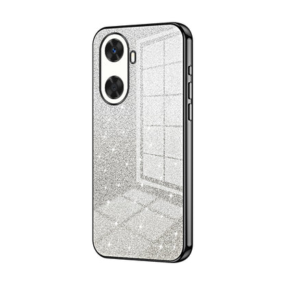 Huawei Enjoy 60 Luxurious Electroplated Gradient Glitter Powder Case - Enhanced Lens Protection