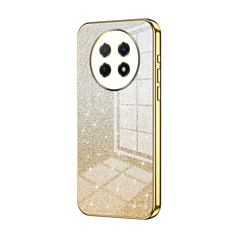 Huawei Nova Y91 Luxurious Electroplated Gradient Glitter Powder Case - Enhanced Lens Protection