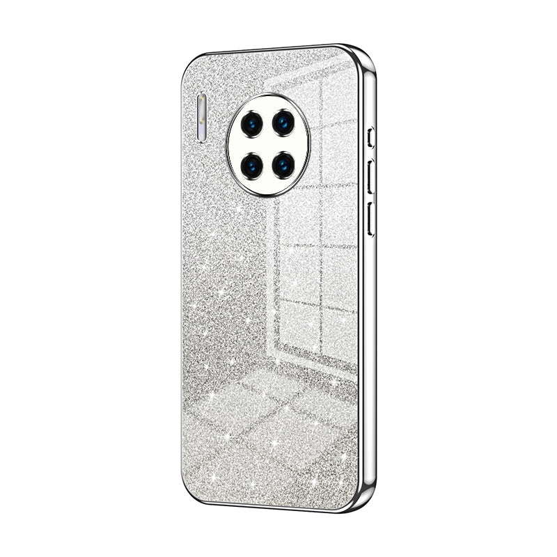 Huawei Mate 30 Pro Luxurious Electroplated Gradient Glitter Powder Case - Enhanced Lens Protection