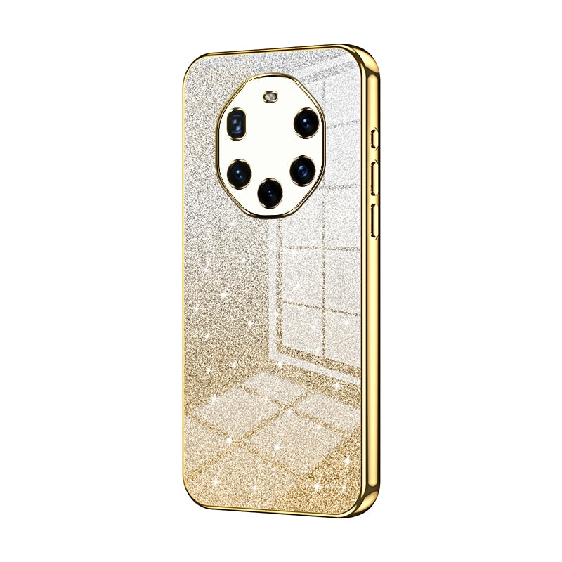 Huawei Mate 40 RS Luxurious Electroplated Gradient Glitter Powder Case - Enhanced Lens Protection