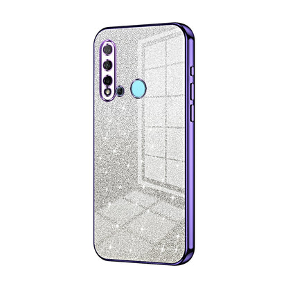 Huawei P20 lite 2019 Luxurious Electroplated Gradient Glitter Powder Case - Enhanced Lens Protection