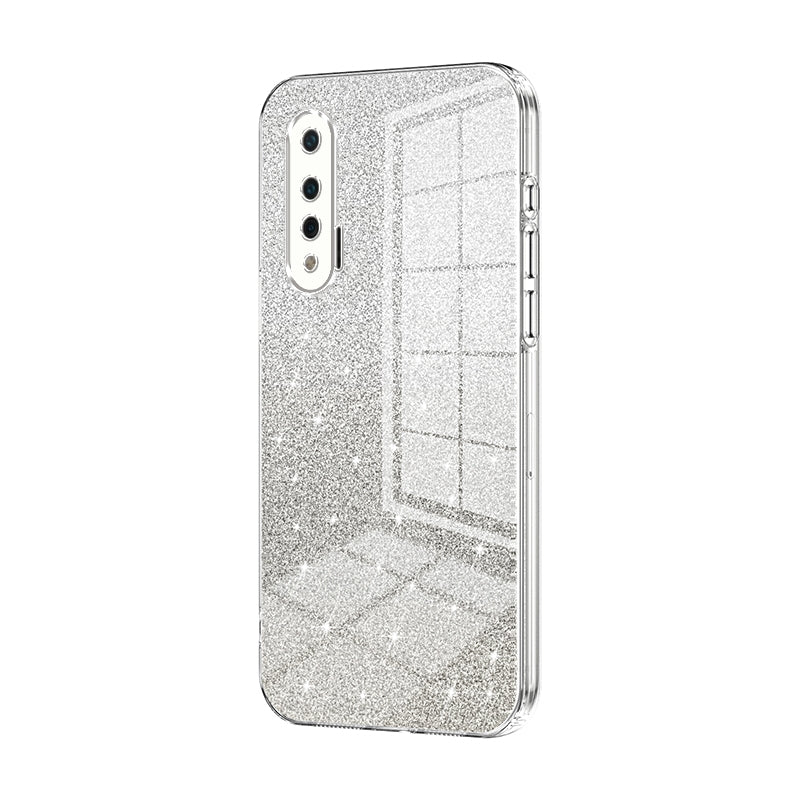 Huawei Nova 6 Luxurious Electroplated Gradient Glitter Powder Case - Enhanced Lens Protection