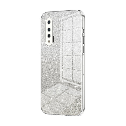 Huawei Nova 6 Luxurious Electroplated Gradient Glitter Powder Case - Enhanced Lens Protection