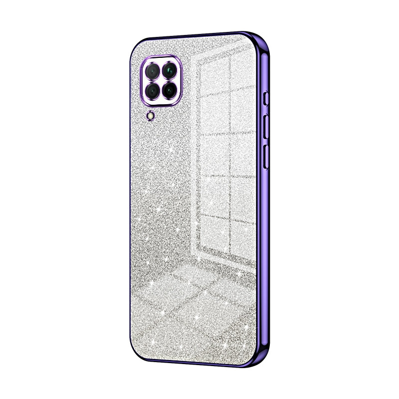 Huawei P40 lite 4G Luxurious Electroplated Gradient Glitter Powder Case - Enhanced Lens Protection