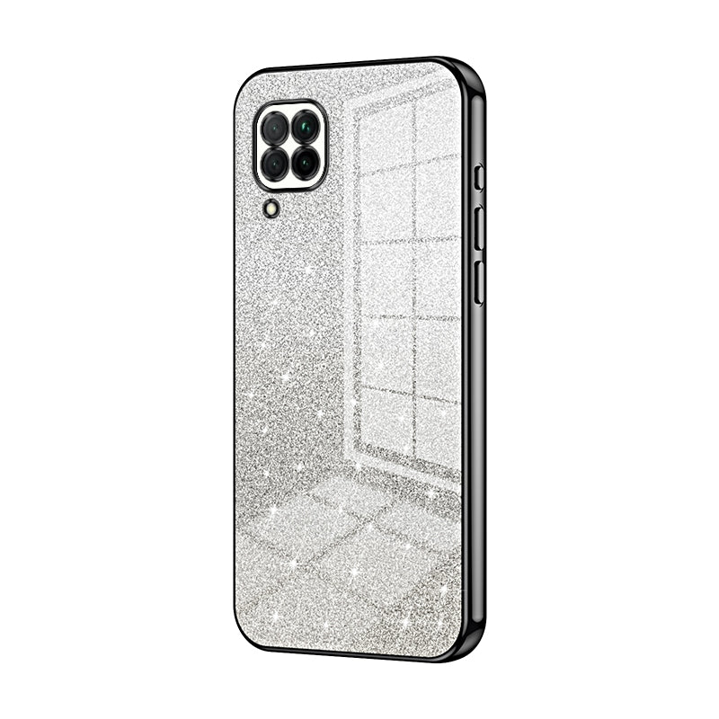 Huawei Nova 6 SE Luxurious Electroplated Gradient Glitter Powder Case - Enhanced Lens Protection