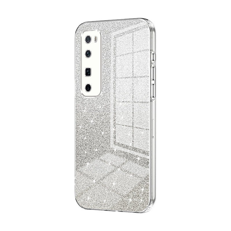 Huawei Nova 7 Pro Luxurious Electroplated Gradient Glitter Powder Case - Enhanced Lens Protection