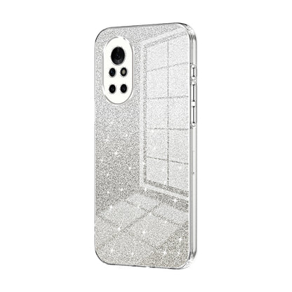 Huawei Nova 8 4G Luxurious Electroplated Gradient Glitter Powder Case - Enhanced Lens Protection