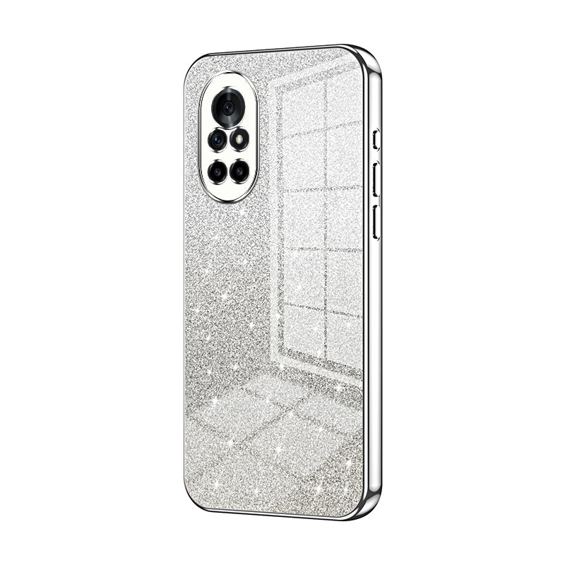 Huawei Nova 8 5G Luxurious Electroplated Gradient Glitter Powder Case - Enhanced Lens Protection