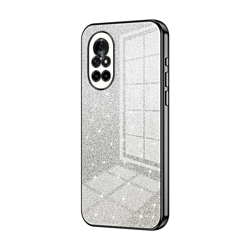 Huawei Nova 8 4G Luxurious Electroplated Gradient Glitter Powder Case - Enhanced Lens Protection