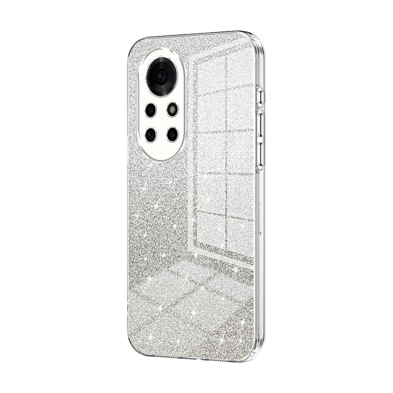 Huawei Nova 8 Pro Luxurious Electroplated Gradient Glitter Powder Case - Enhanced Lens Protection