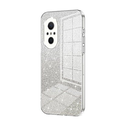 Huawei Nova 9 SE Luxurious Electroplated Gradient Glitter Powder Case - Enhanced Lens Protection