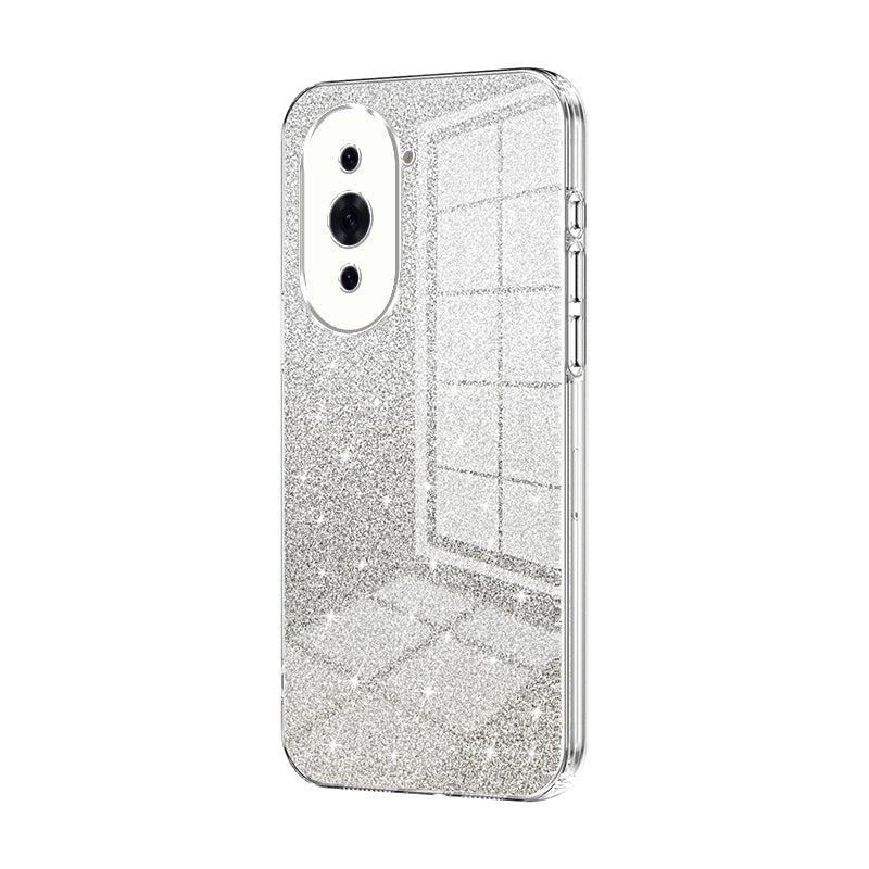 Huawei Nova 10 Luxurious Electroplated Gradient Glitter Powder Case - Enhanced Lens Protection