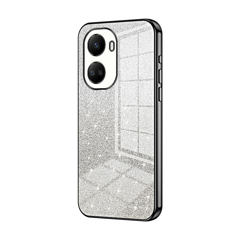 Huawei Nova 10 SE Luxurious Electroplated Gradient Glitter Powder Case - Enhanced Lens Protection