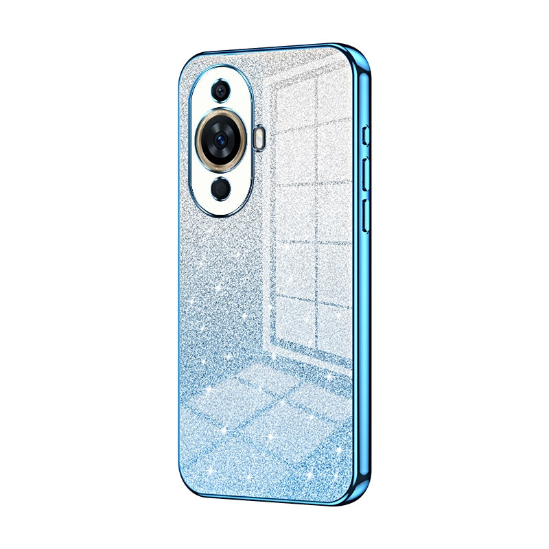 Huawei Nova 11 Luxurious Electroplated Gradient Glitter Powder Case - Enhanced Lens Protection