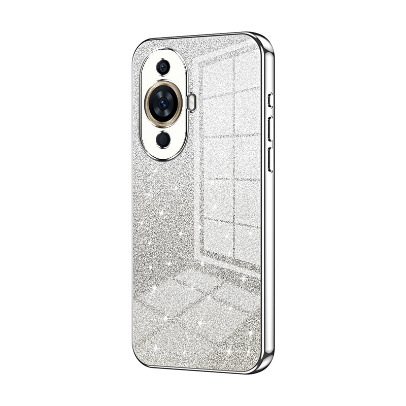 Huawei Nova 11 Luxurious Electroplated Gradient Glitter Powder Case - Enhanced Lens Protection