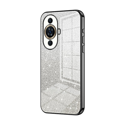 Huawei Nova 11 Luxurious Electroplated Gradient Glitter Powder Case - Enhanced Lens Protection