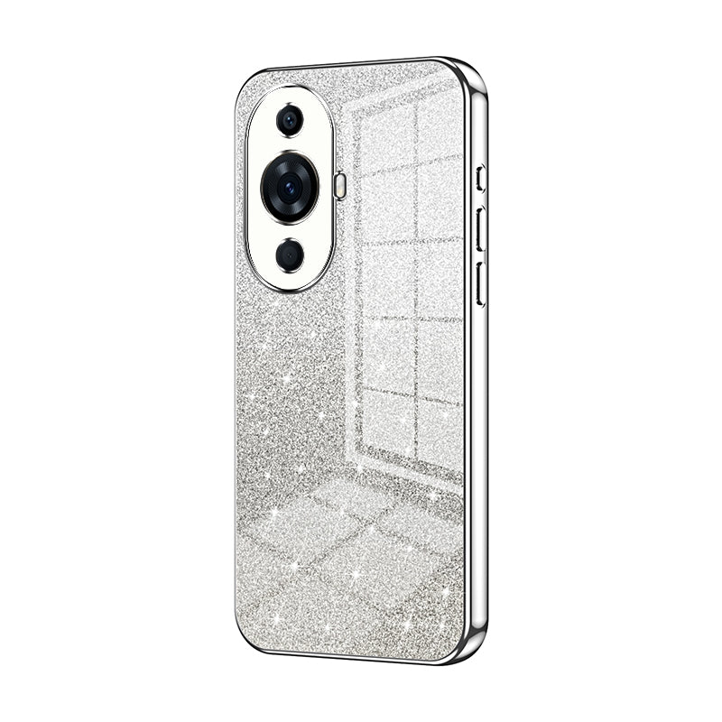 Huawei Nova 11 Ultra Luxurious Electroplated Gradient Glitter Powder Case - Enhanced Lens Protection