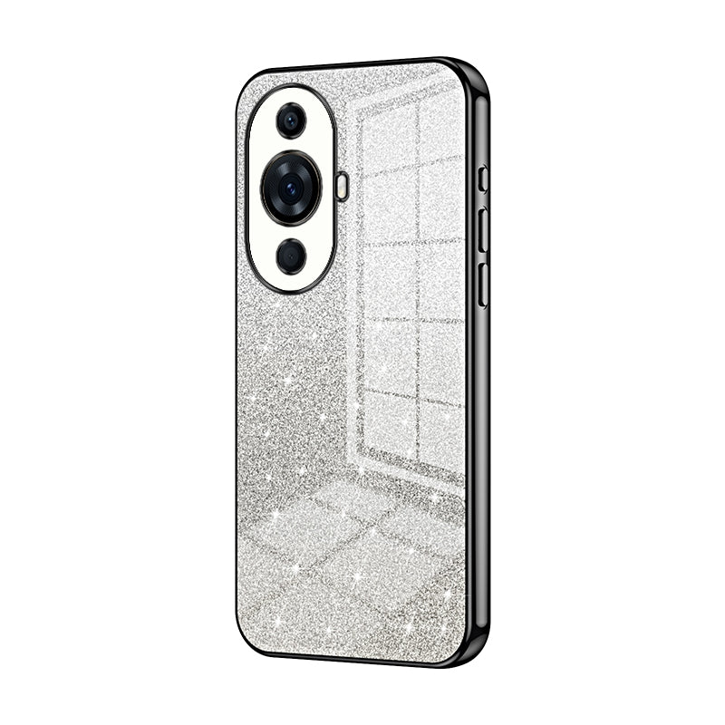 Huawei Nova 11 Pro Luxurious Electroplated Gradient Glitter Powder Case - Enhanced Lens Protection