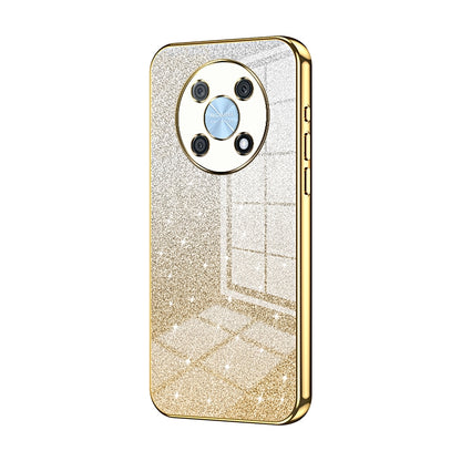 Huawei Enjoy 50 Pro Luxurious Electroplated Gradient Glitter Powder Case - Enhanced Lens Protection