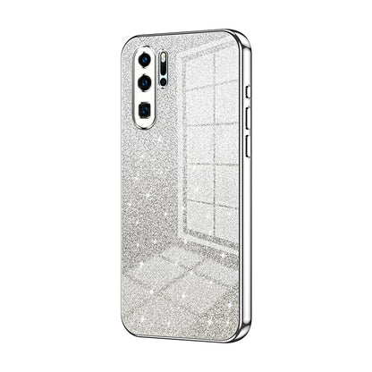 Huawei P30 Pro Luxurious Electroplated Gradient Glitter Powder Case - Enhanced Lens Protection