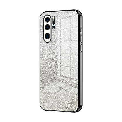 Huawei P30 Pro Luxurious Electroplated Gradient Glitter Powder Case - Enhanced Lens Protection