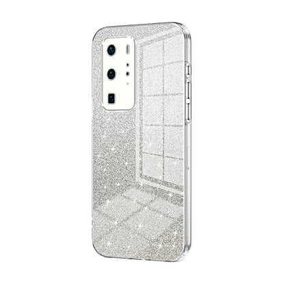 Huawei P40 Pro Luxurious Electroplated Gradient Glitter Powder Case - Enhanced Lens Protection