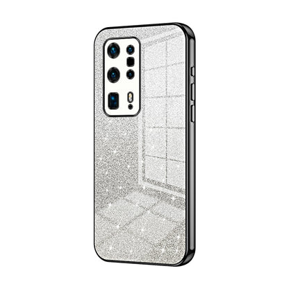 Huawei P40 Pro+ Luxurious Electroplated Gradient Glitter Powder Case - Enhanced Lens Protection