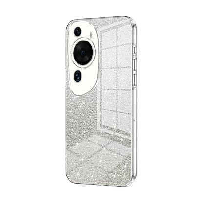 Huawei P60 Art Luxurious Electroplated Gradient Glitter Powder Case - Enhanced Lens Protection