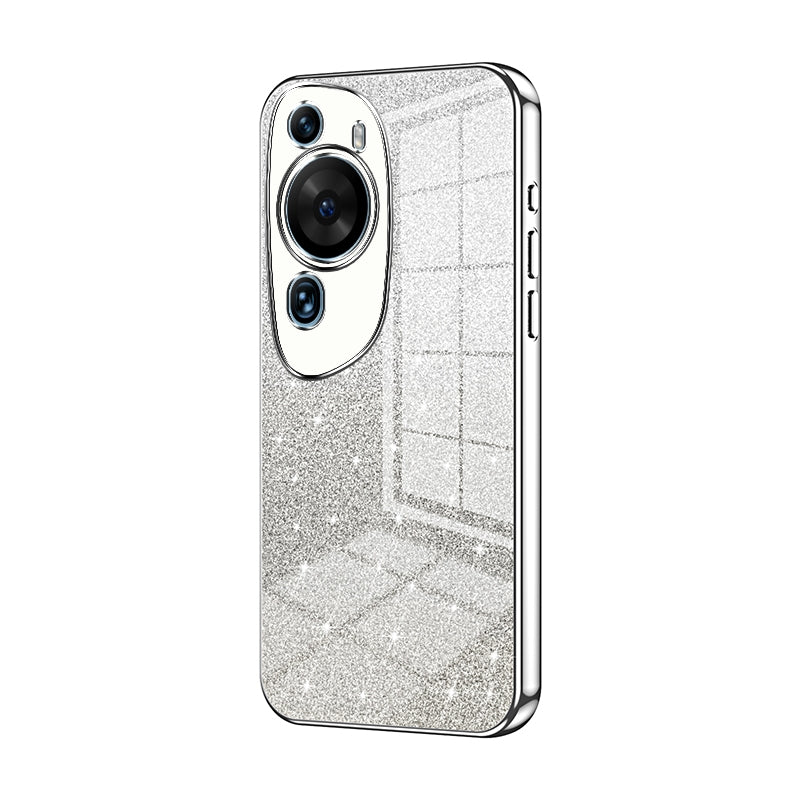 Huawei P60 Art Luxurious Electroplated Gradient Glitter Powder Case - Enhanced Lens Protection