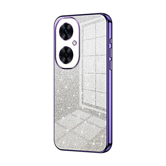 Huawei Maimang 20 Luxurious Electroplated Gradient Glitter Powder Case - Enhanced Lens Protection