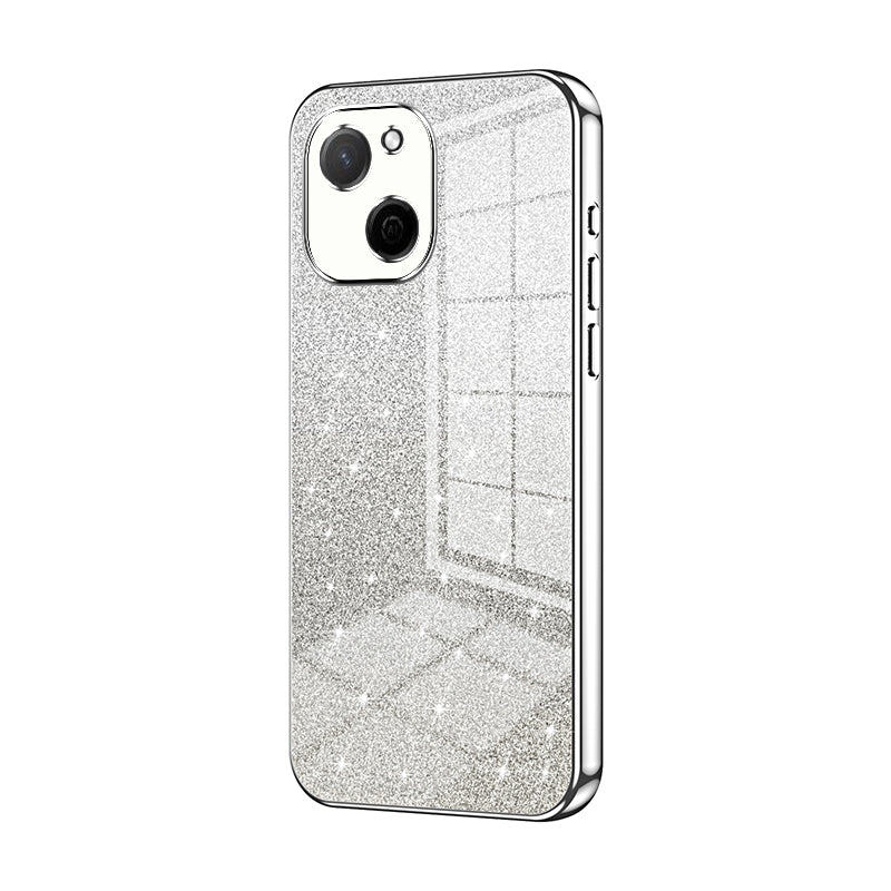 Huawei Maimang A20 Luxurious Electroplated Gradient Glitter Powder Case - Enhanced Lens Protection