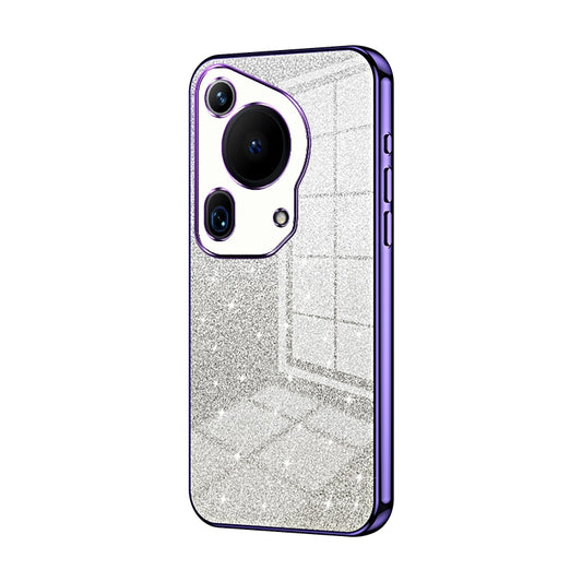 Huawei Pura 70 Ultra Luxurious Electroplated Gradient Glitter Powder Case - Enhanced Lens Protection