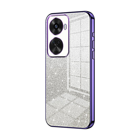 Huawei nova 12 SE Luxurious Electroplated Gradient Glitter Powder Case - Enhanced Lens Protection