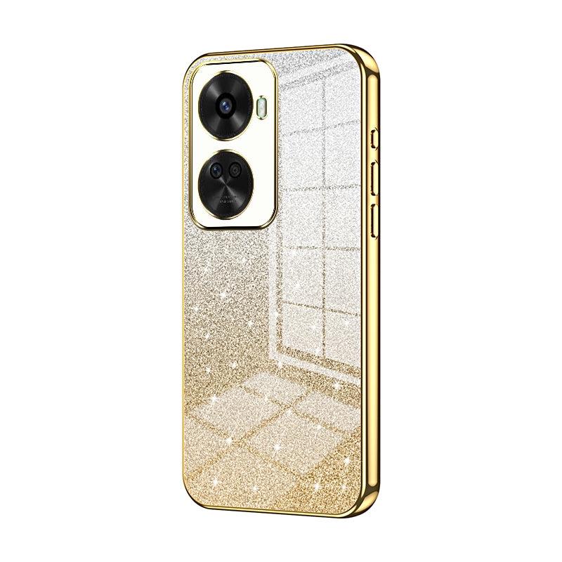 Huawei nova 12 SE Luxurious Electroplated Gradient Glitter Powder Case - Enhanced Lens Protection