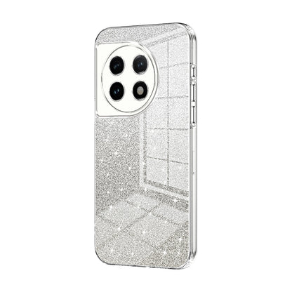OnePlus 11 Luxurious Electroplated Gradient Glitter Powder Case - Enhanced Lens Protection