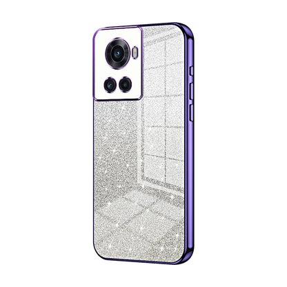 OnePlus Ace Luxurious Electroplated Gradient Glitter Powder Case - Enhanced Lens Protection