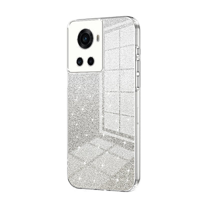 OnePlus Ace Luxurious Electroplated Gradient Glitter Powder Case - Enhanced Lens Protection