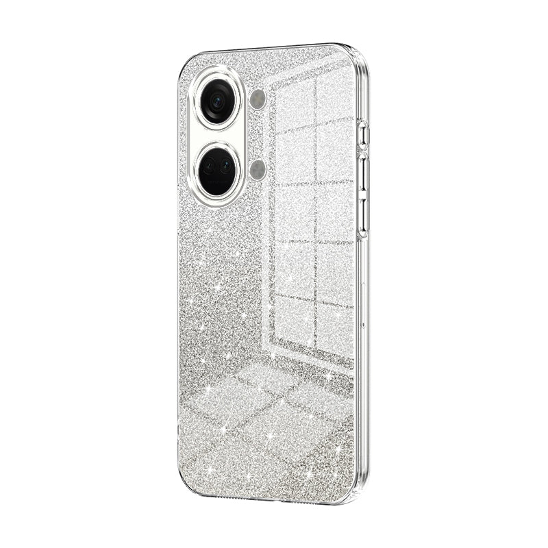 OnePlus Nord 3 Luxurious Electroplated Gradient Glitter Powder Case - Enhanced Lens Protection