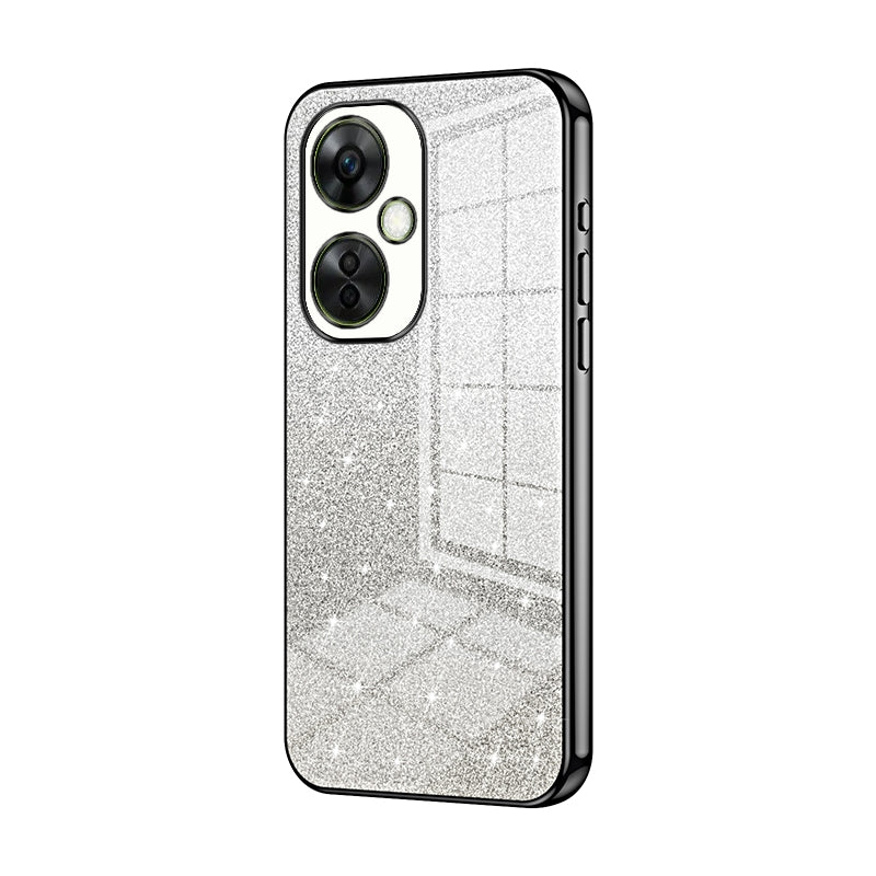 OnePlus Nord N30 Luxurious Electroplated Gradient Glitter Powder Case - Enhanced Lens Protection