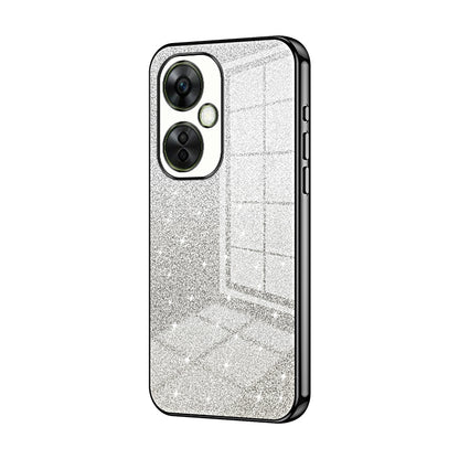 OnePlus Nord N30 Luxurious Electroplated Gradient Glitter Powder Case - Enhanced Lens Protection