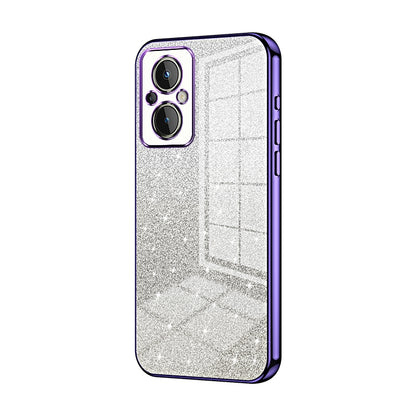 OnePlus Nord N20 5G Luxurious Electroplated Gradient Glitter Powder Case - Enhanced Lens Protection