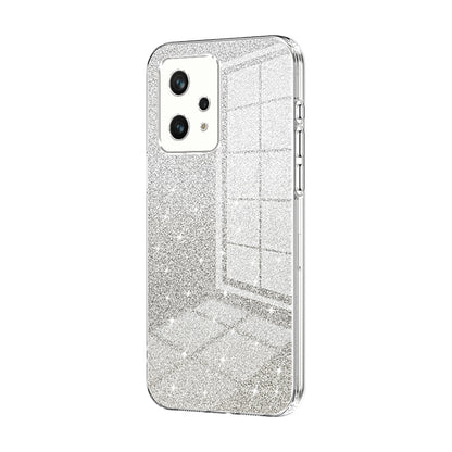 Realme Q5 Luxurious Electroplated Gradient Glitter Powder Case - Enhanced Lens Protection