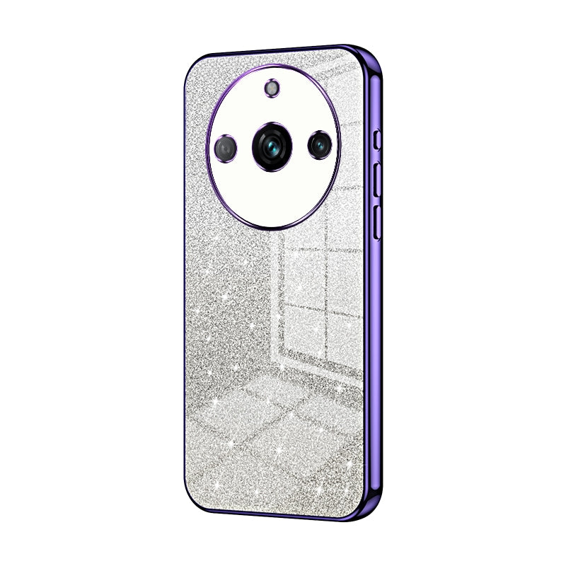 Realme 11 Pro Luxurious Electroplated Gradient Glitter Powder Case - Enhanced Lens Protection