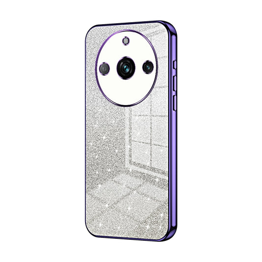 Realme 11 Pro Luxurious Electroplated Gradient Glitter Powder Case - Enhanced Lens Protection