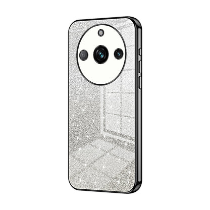 Realme 11 Pro+ Luxurious Electroplated Gradient Glitter Powder Case - Enhanced Lens Protection