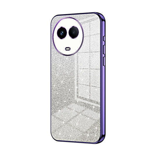 Realme 11 Luxurious Electroplated Gradient Glitter Powder Case - Enhanced Lens Protection